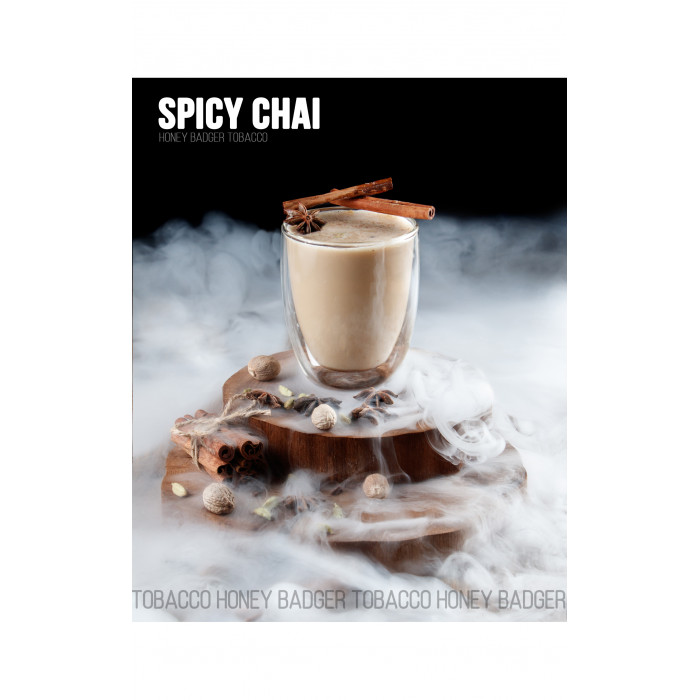 Табак для кальяна Honey Badger Spicy chai (Чай масала), Wild 40гр - фото 1 - Kalyanchik.ua